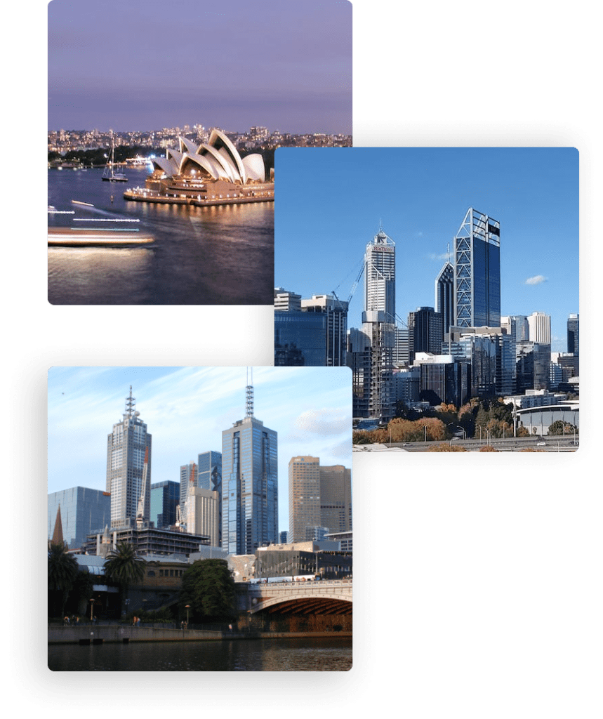 Offices in Sydney,Melbourne and Brisbane